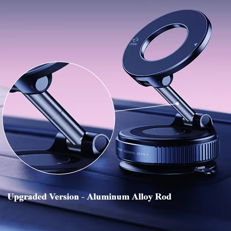 360° Vaccum Magnetic Phones Holder, Magnetic Car Phone Mount, Hands-Free Suction Cup Phones Holder for Car/Gym/Mirror/Shower, Car Mount Compatible All Mobile