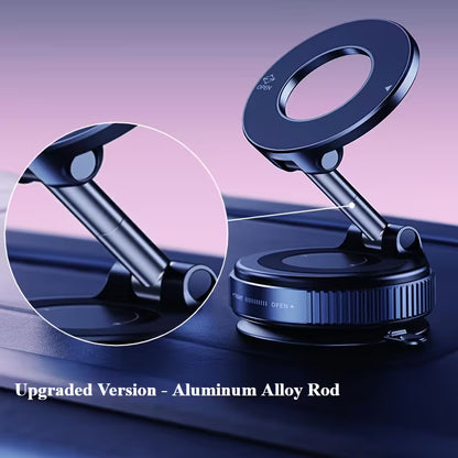 360° Vaccum Magnetic Phones Holder, Magnetic Car Phone Mount, Hands-Free Suction Cup Phones Holder for Car/Gym/Mirror/Shower, Car Mount Compatible All Mobile