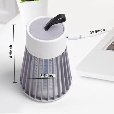 Eco-Friendly LED Mosquito Killer Machine – USB-Powered Indoor Bug Zapper for Home – Chemical-Free Insect Trap Safe for Kids & Pets – Easy to Clean, Compact Design (MASHROOM Mosquito LAMP)