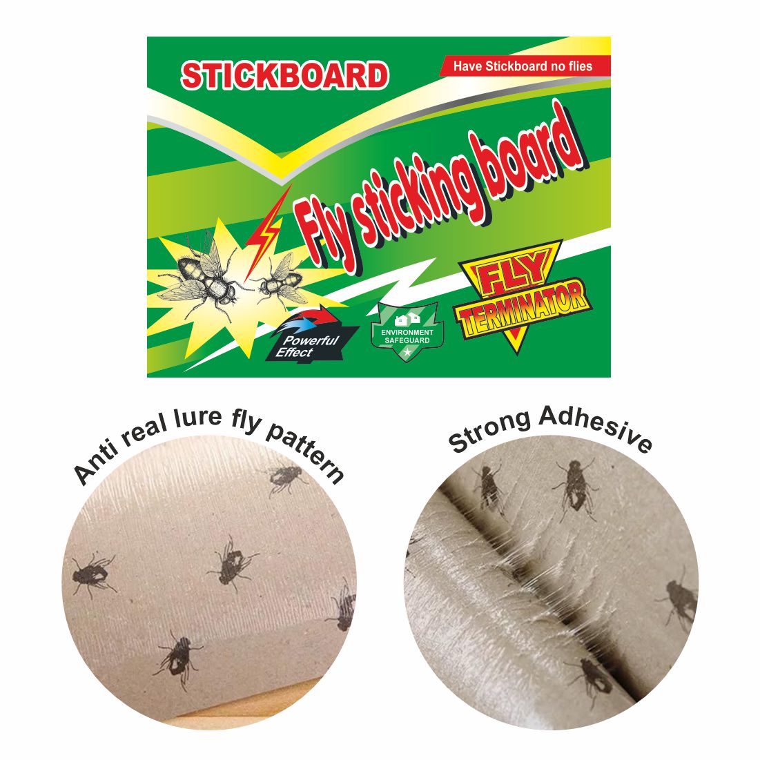 Fly Sticking Board/Sticky Trap for Housefly, Get rid of houseflies with Fly Sticking Board