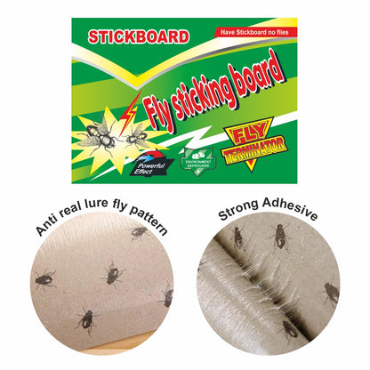 Fly Sticking Board/Sticky Trap for Housefly, Get rid of houseflies with Fly Sticking Board